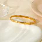Waves Of Gold Bracelet