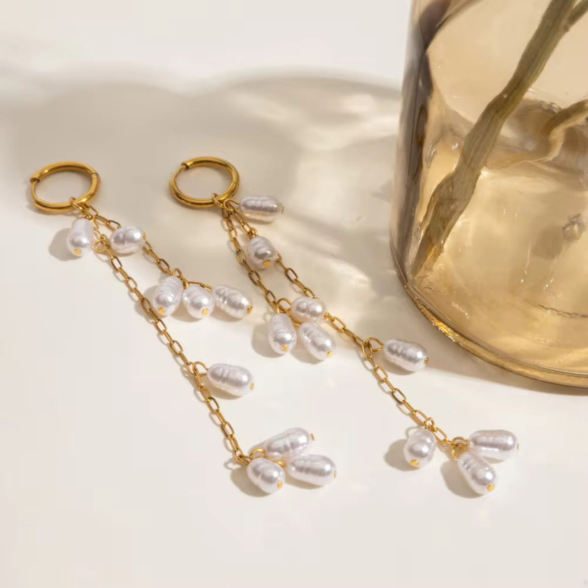Pearl Fall Earrings