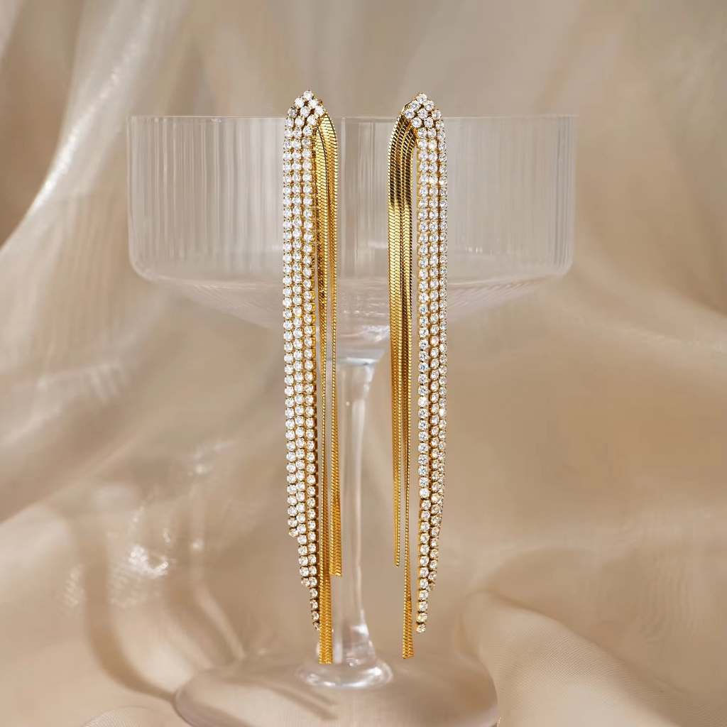 Celeste Drape Earrings