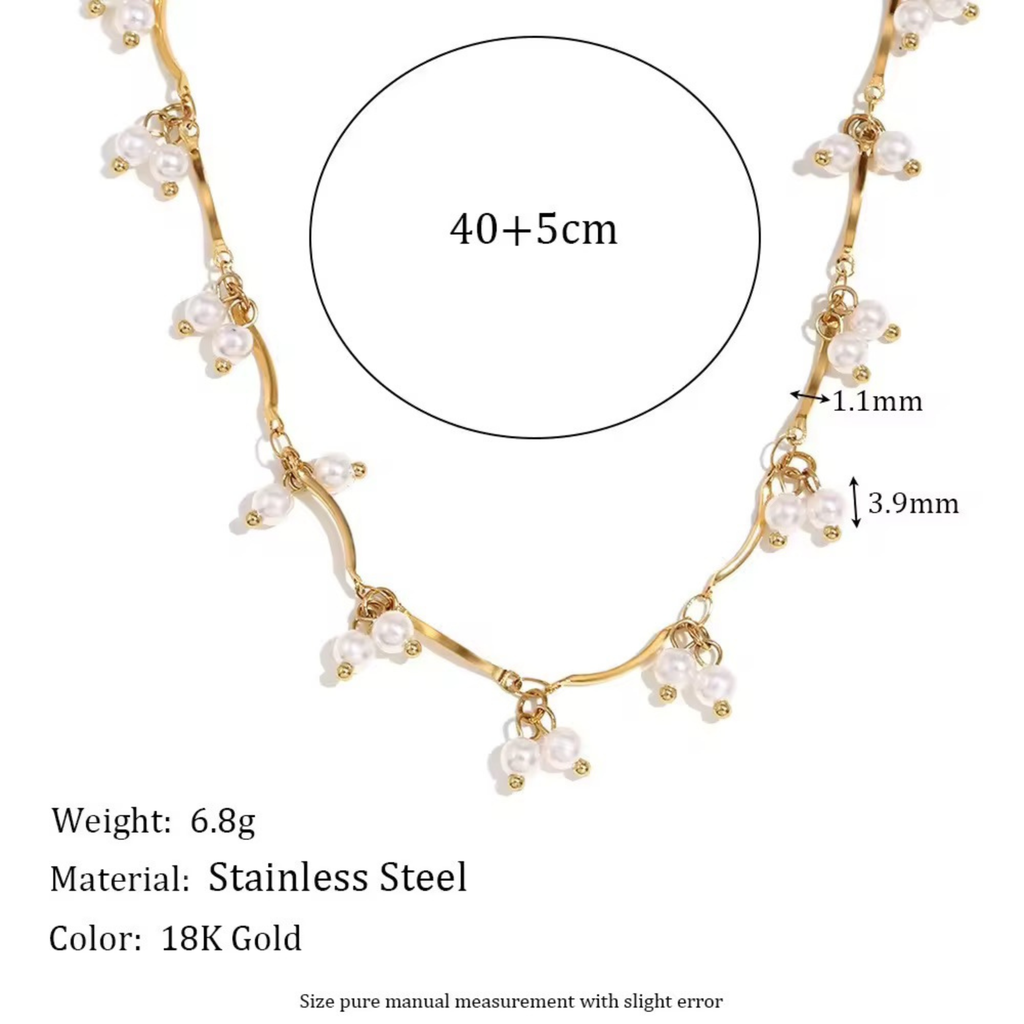 Blair Pearl Tassel Necklace