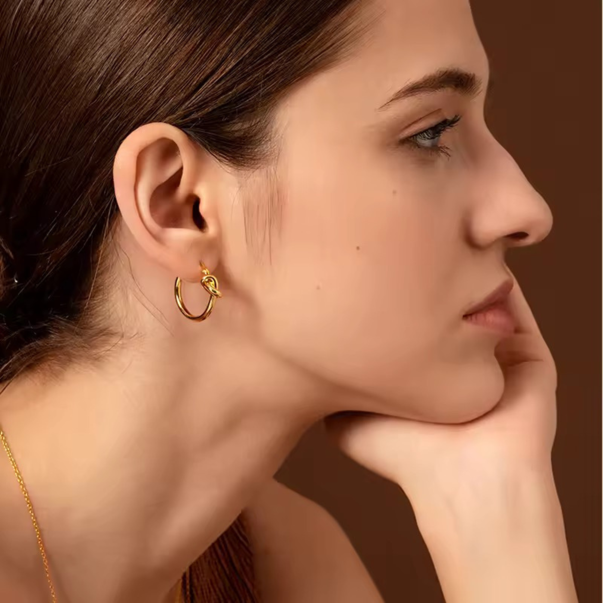 Elene Knot Hoops