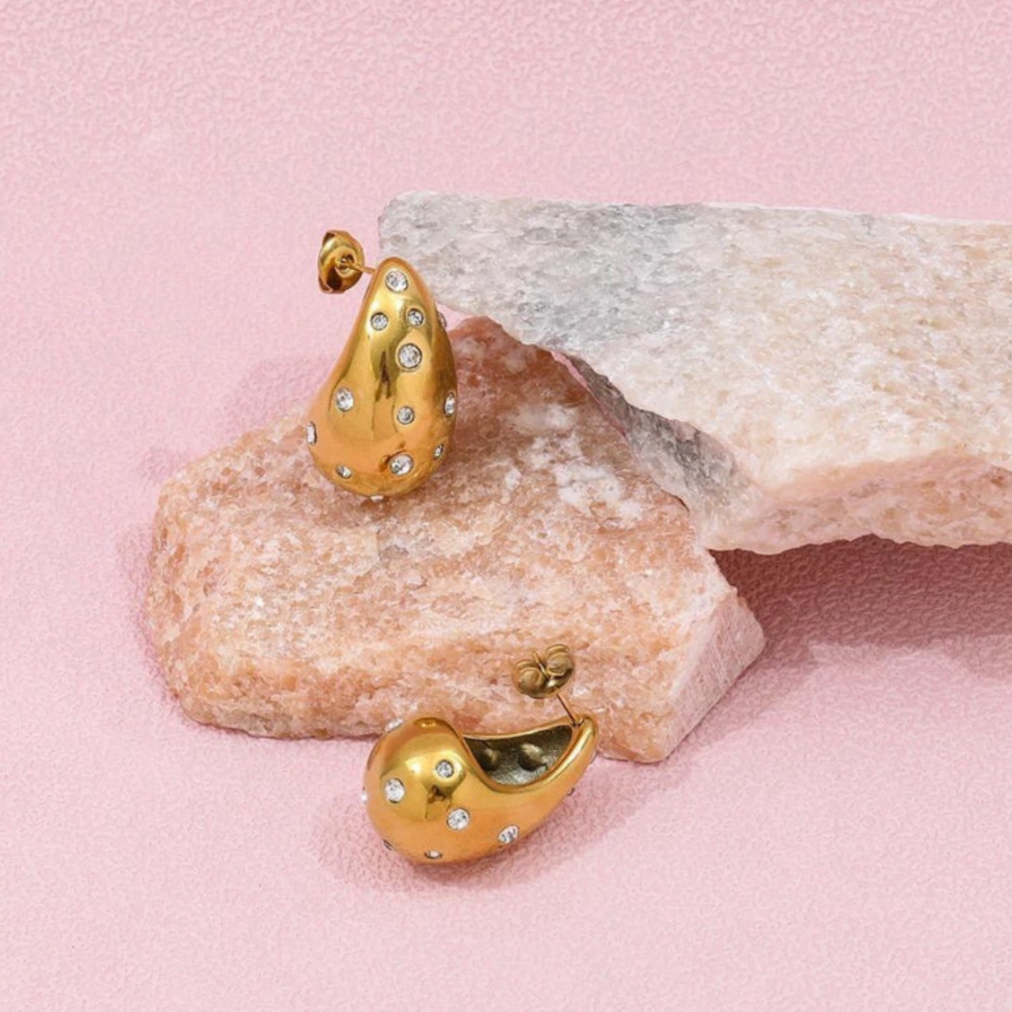 Botega Zircon Studded Earrings