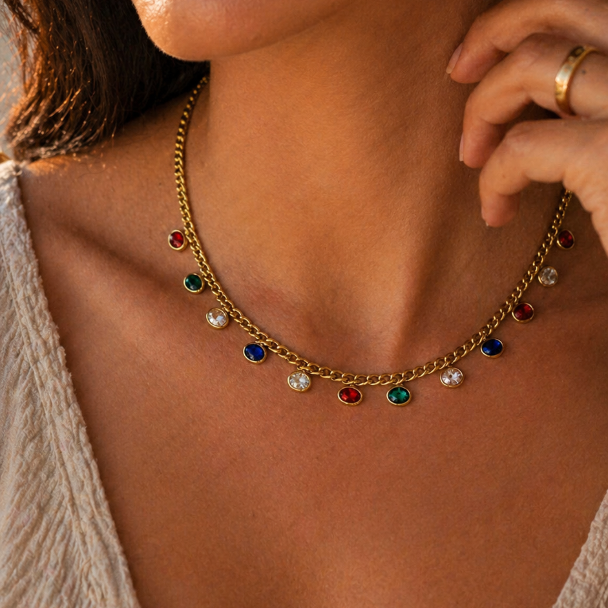 Luster Drop Necklace