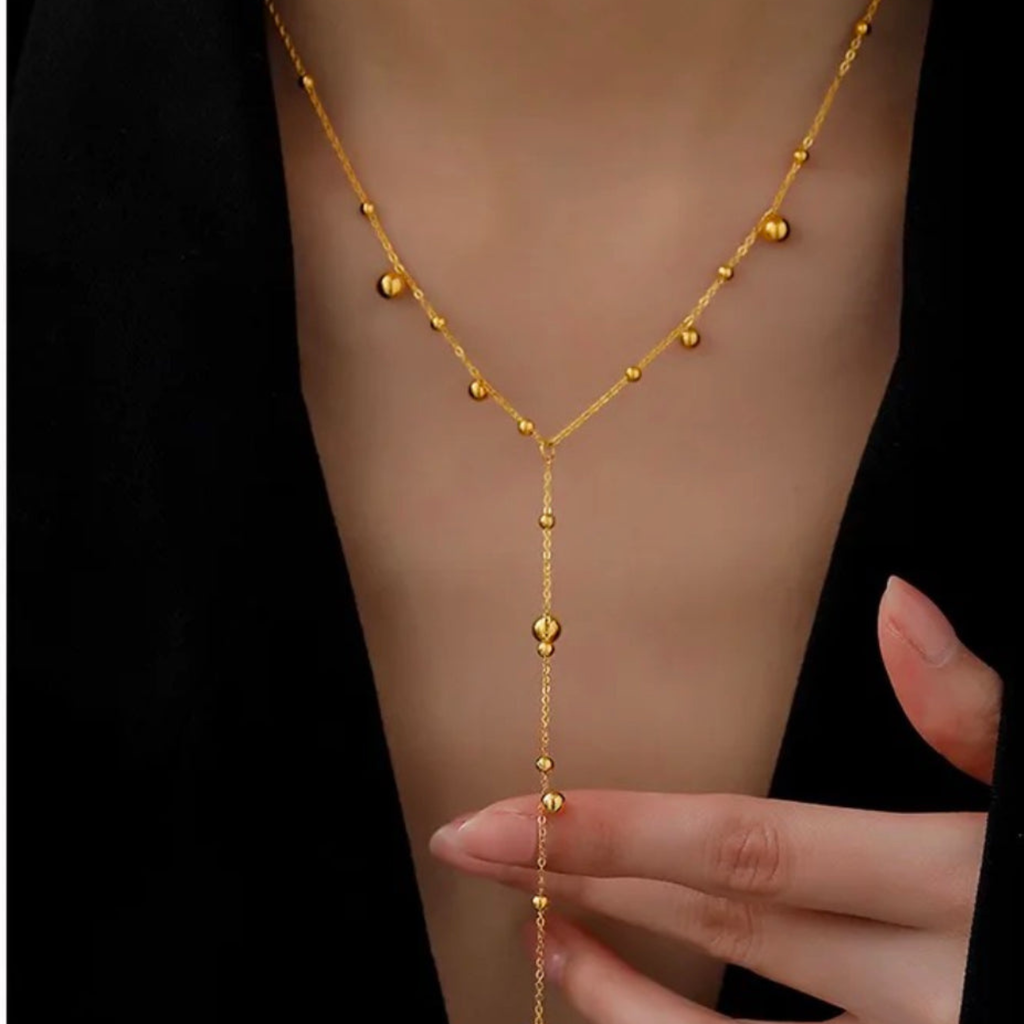 Dangling Beaded Necklace
