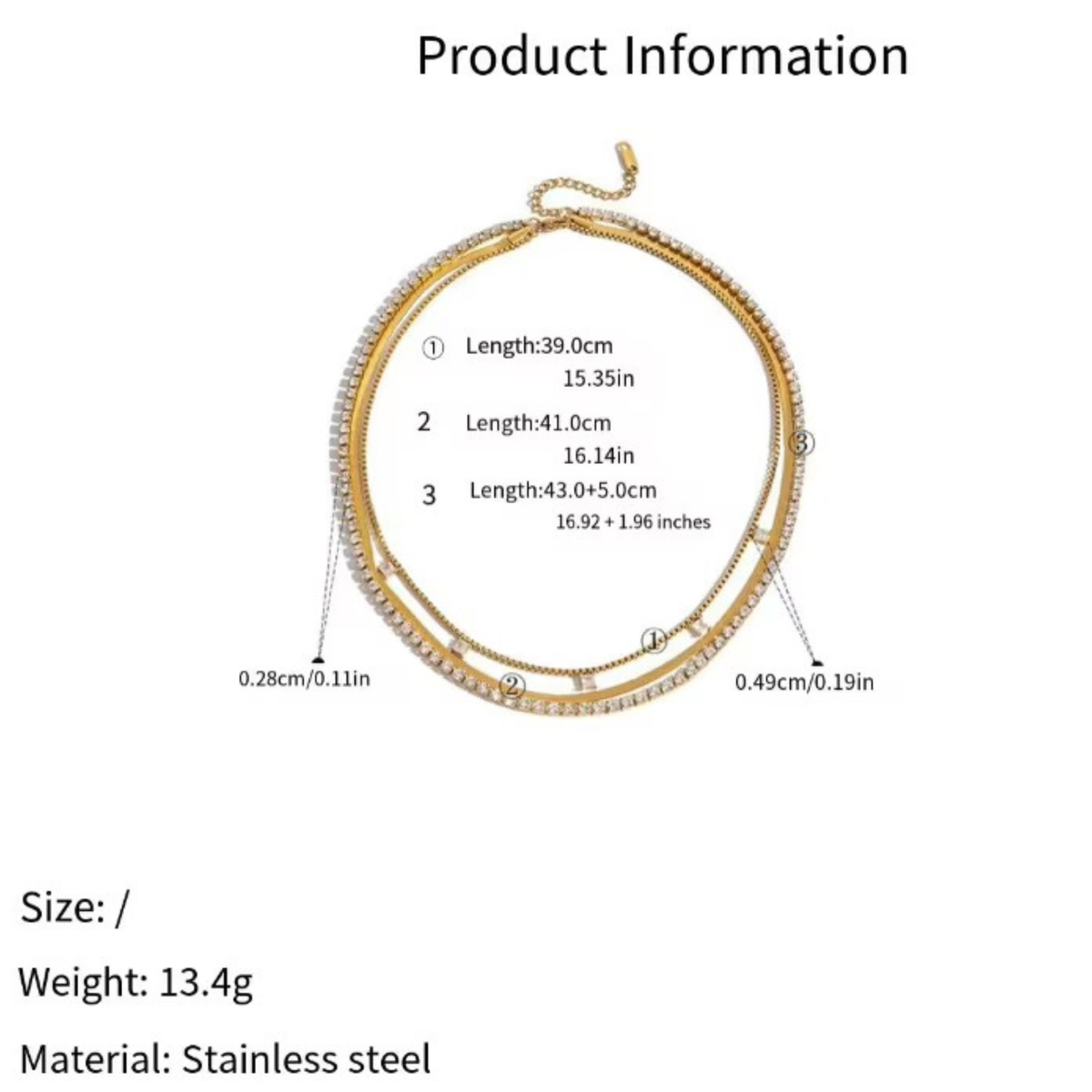 Zefi Layered Necklace