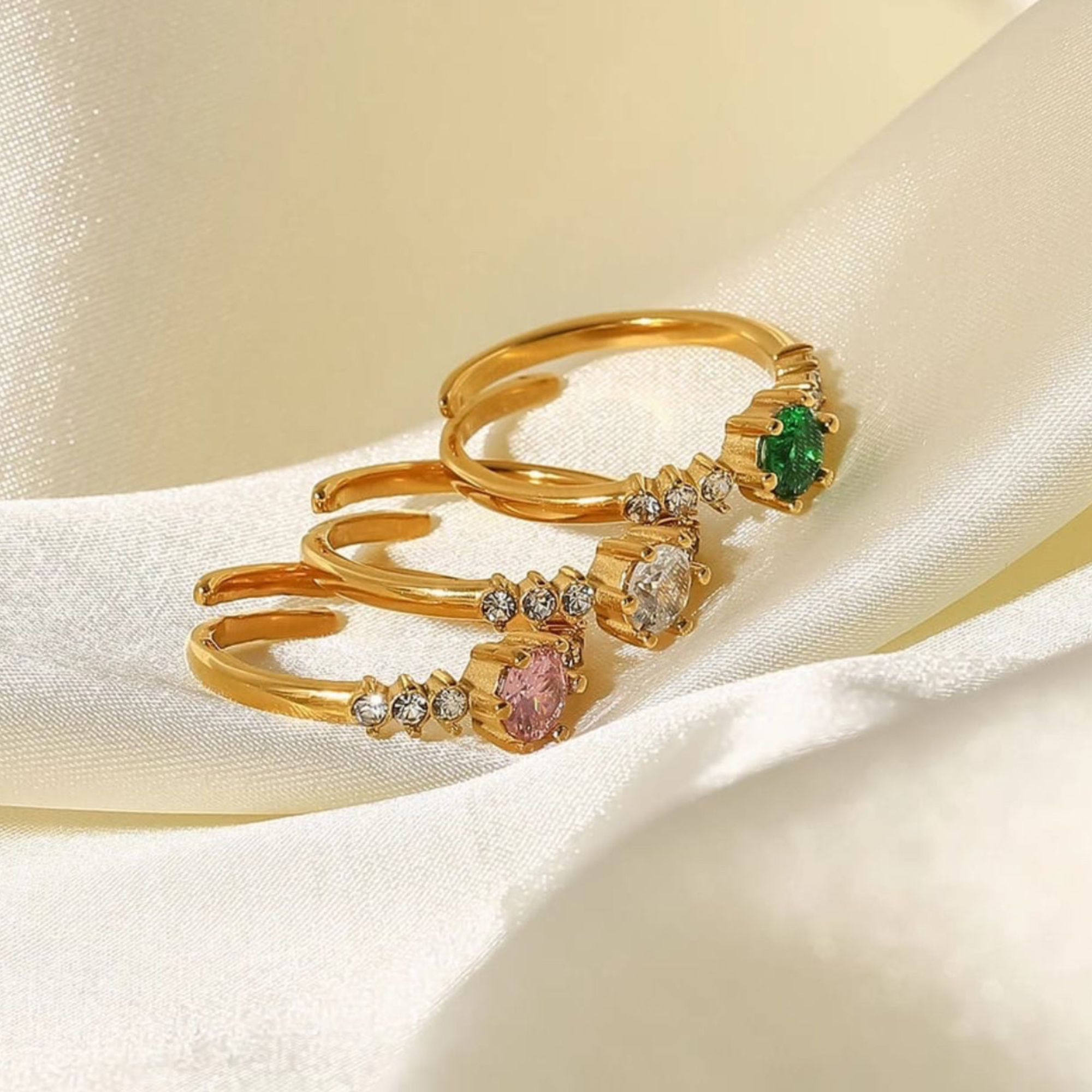 Mary Adjustable Zirconia Ring
