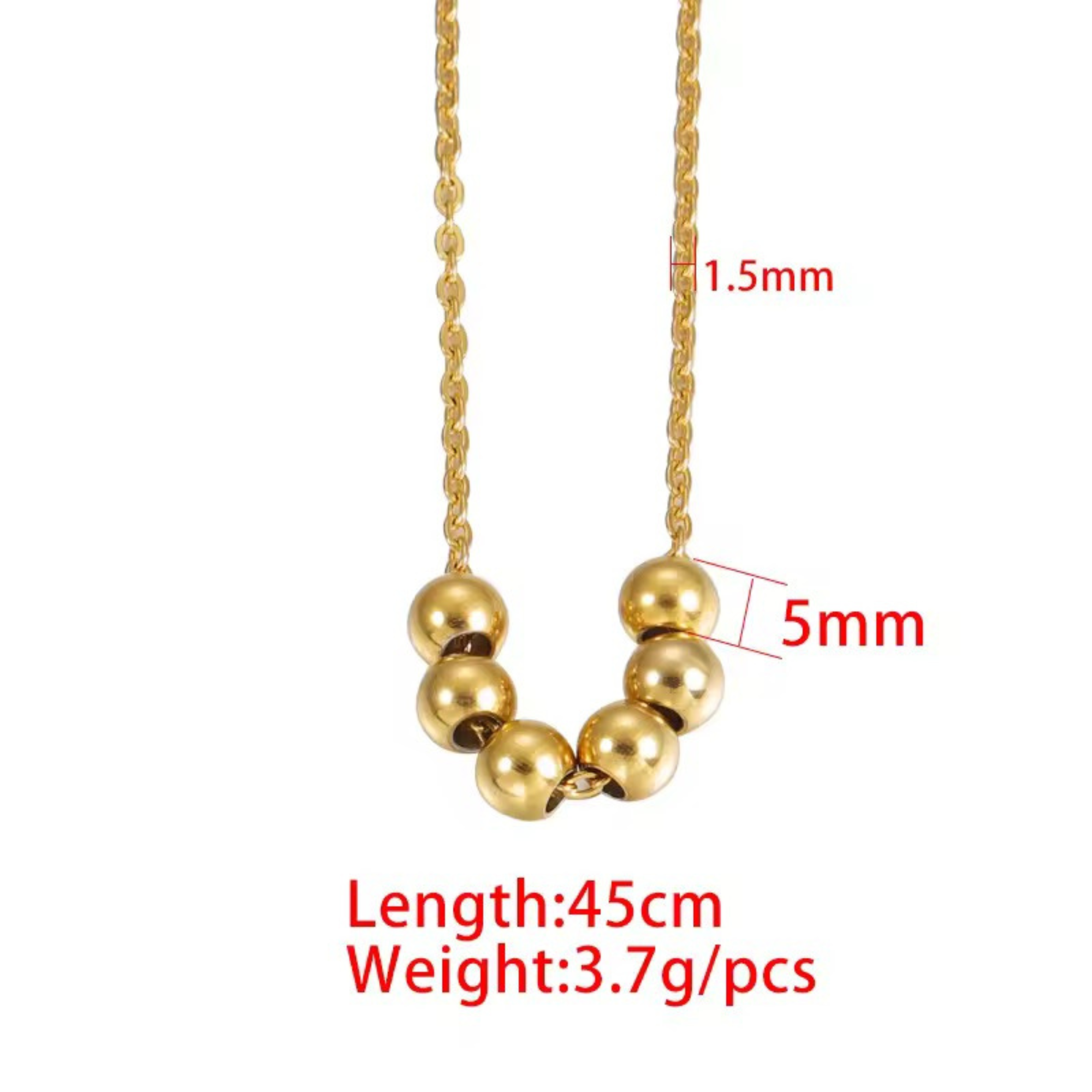 Loop Bead Necklace