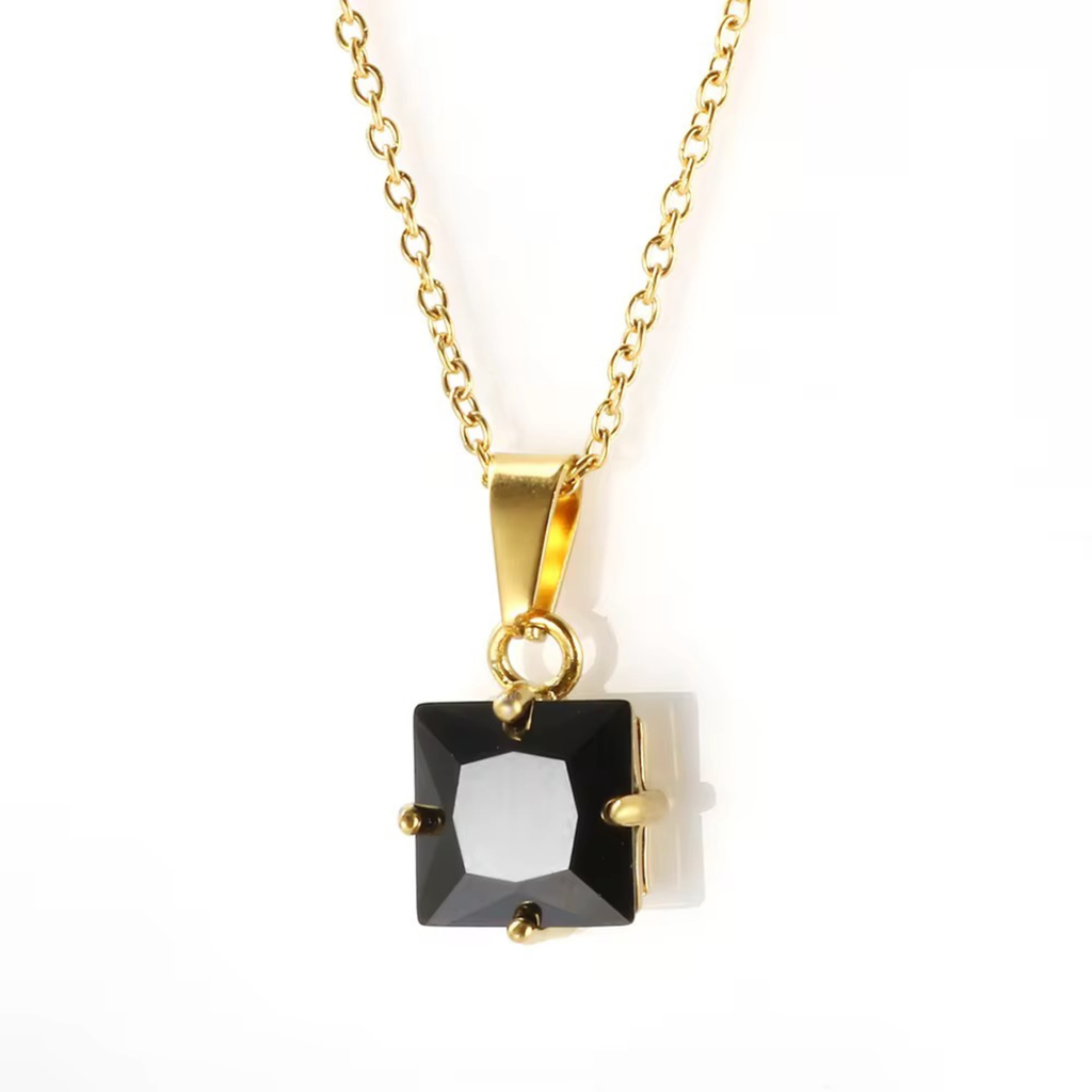 Brianna Square Zircon Necklace
