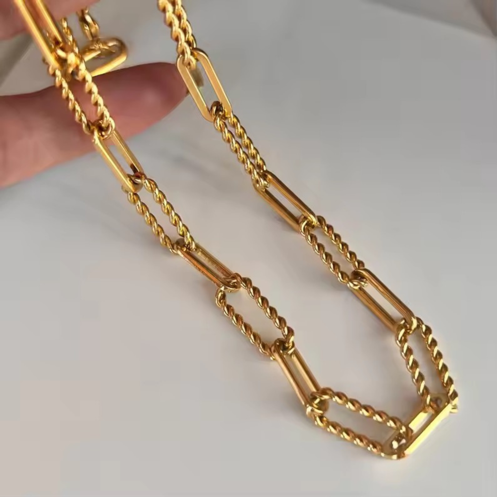 Polly Twisted Link-chain Necklace