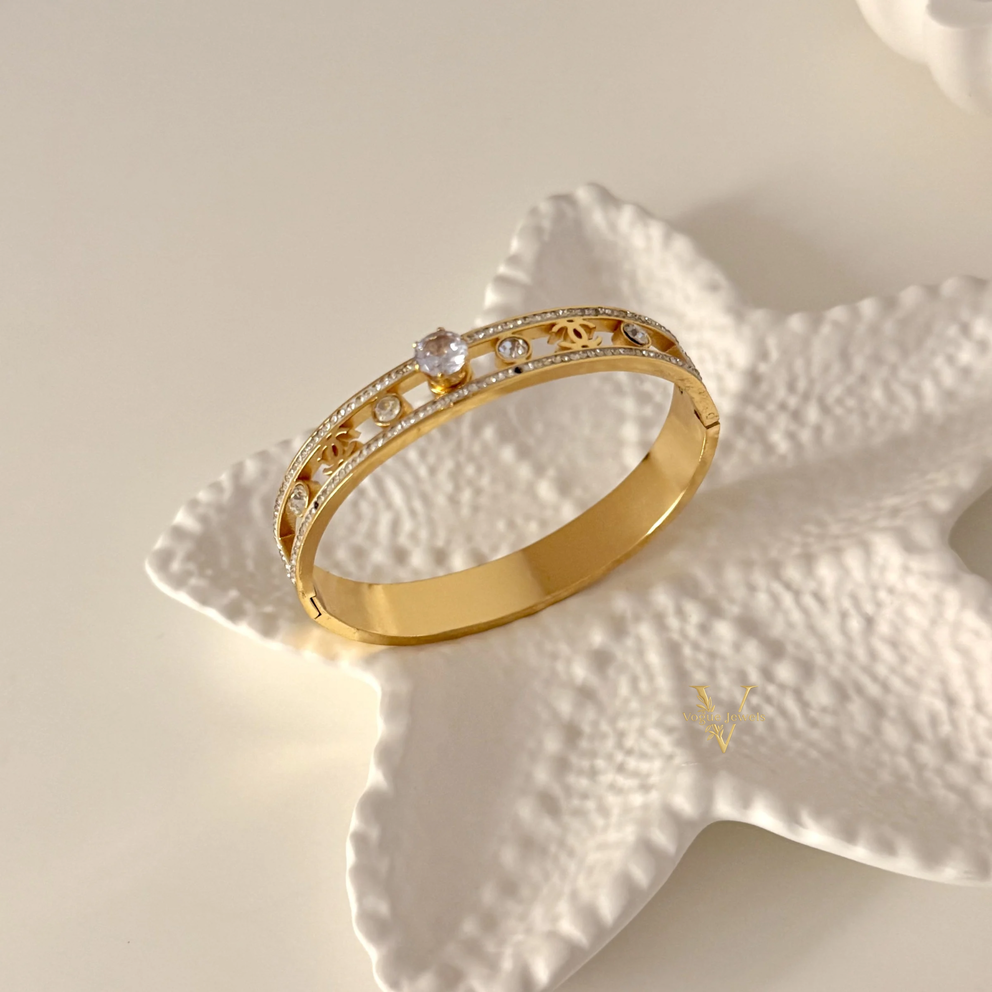 Crystal Empress Bangle ( Small Size-2.4”)