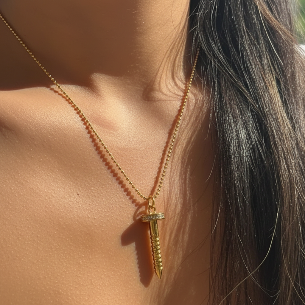 Nina Nail Necklace🎀