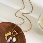 Texas Cowgirl Charm Necklace