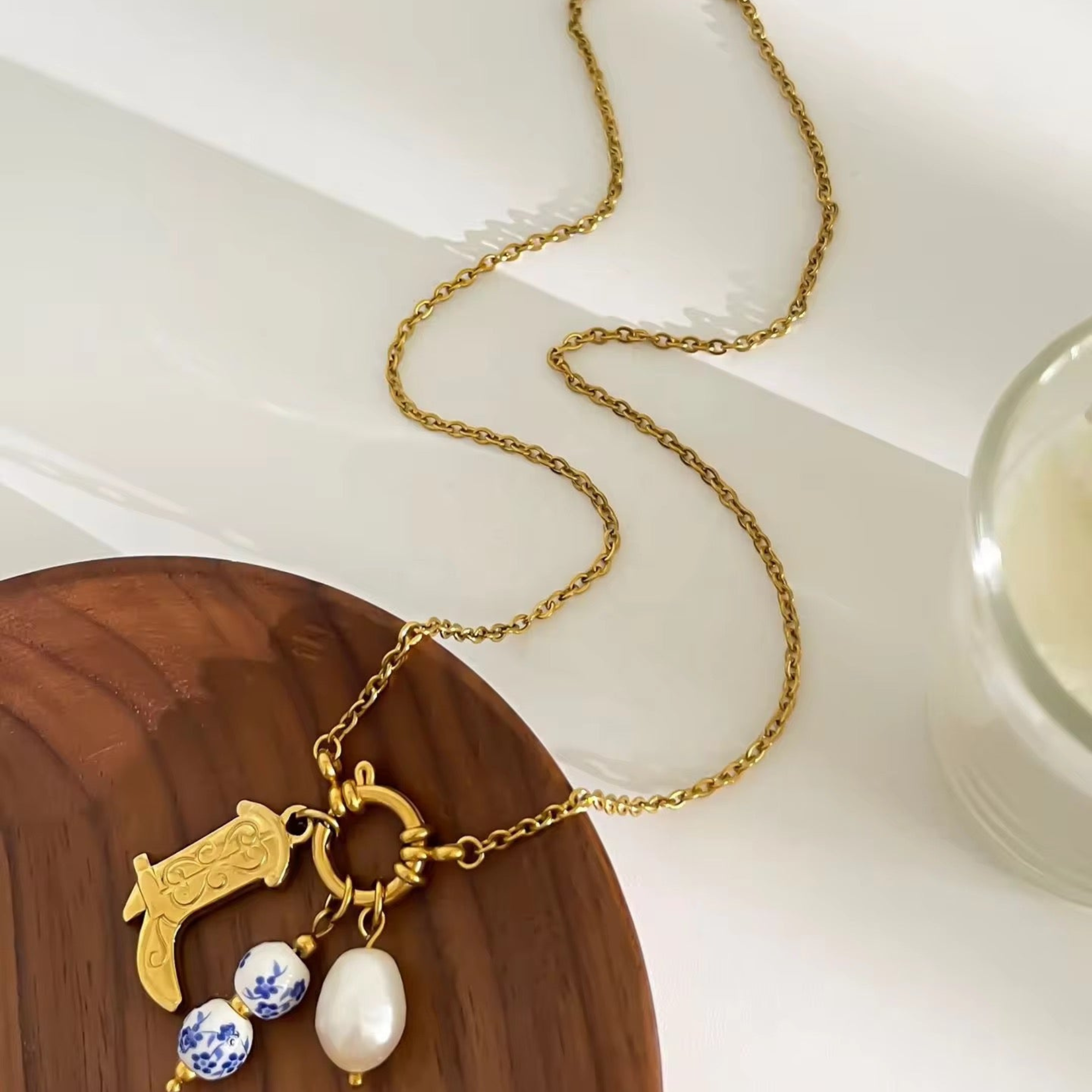 Texas Cowgirl Charm Necklace