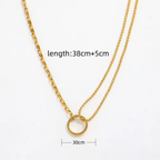 Ring Frenzy Necklace