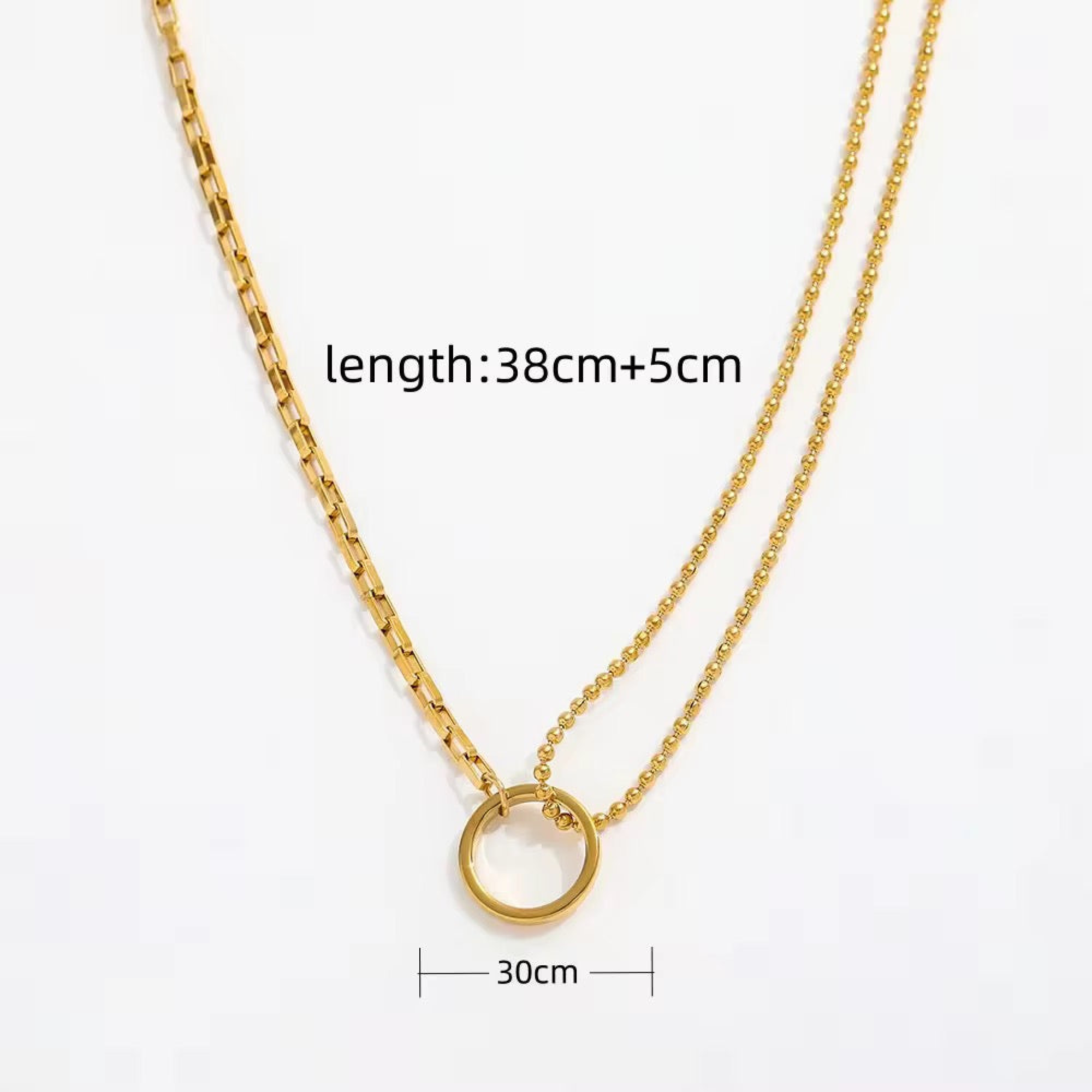 Ring Frenzy Necklace