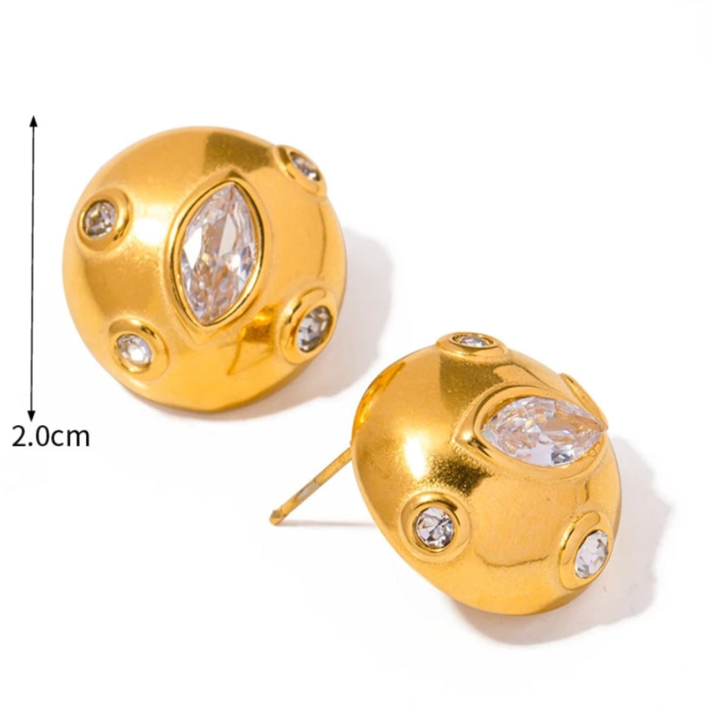 Gleaming Eye Orb Earrings
