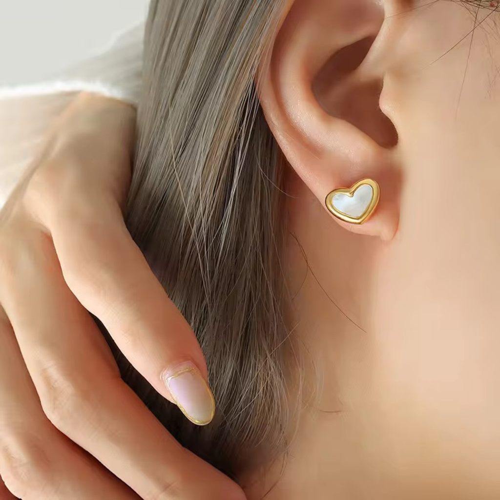 Destiny Heart Studs