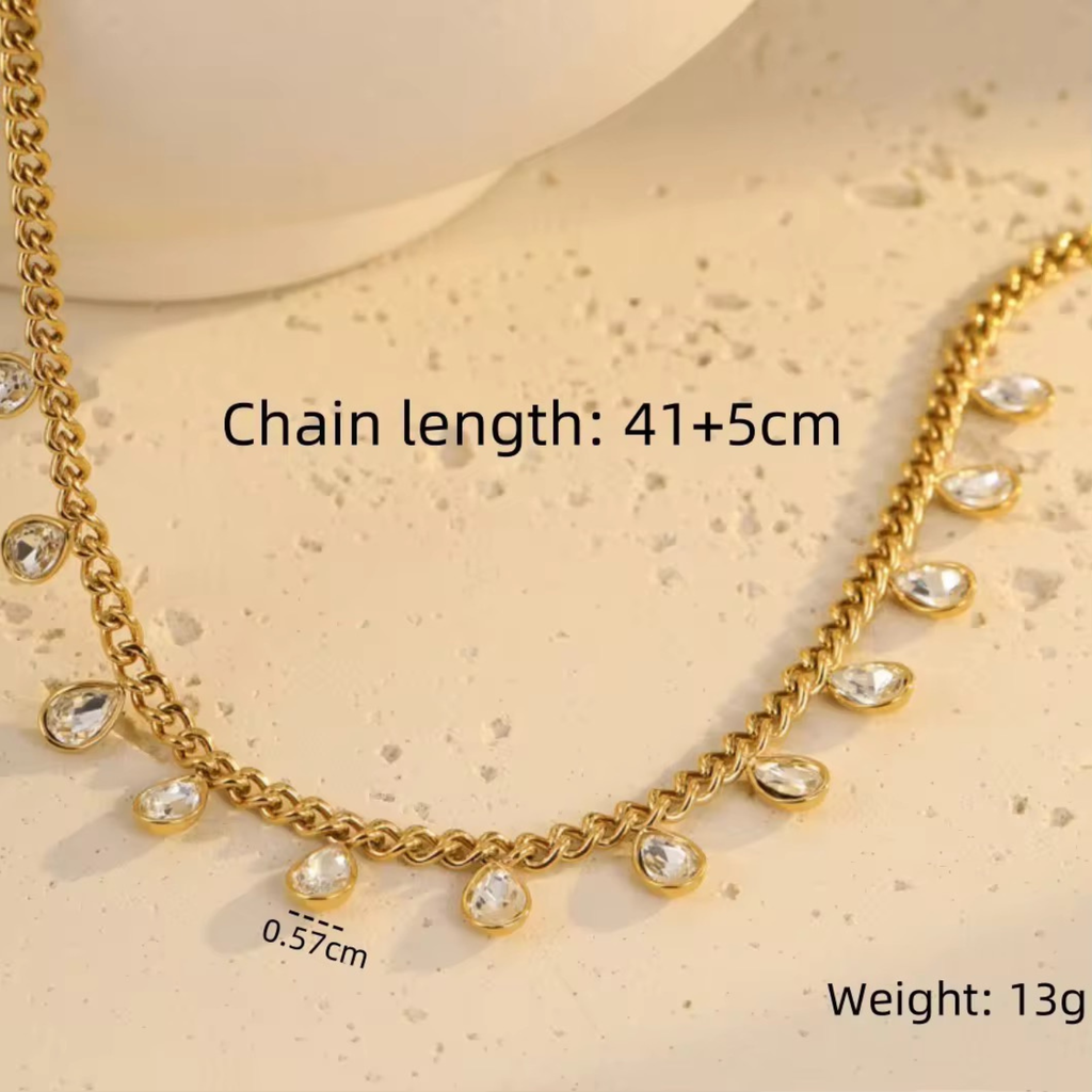 Luster Drop Necklace