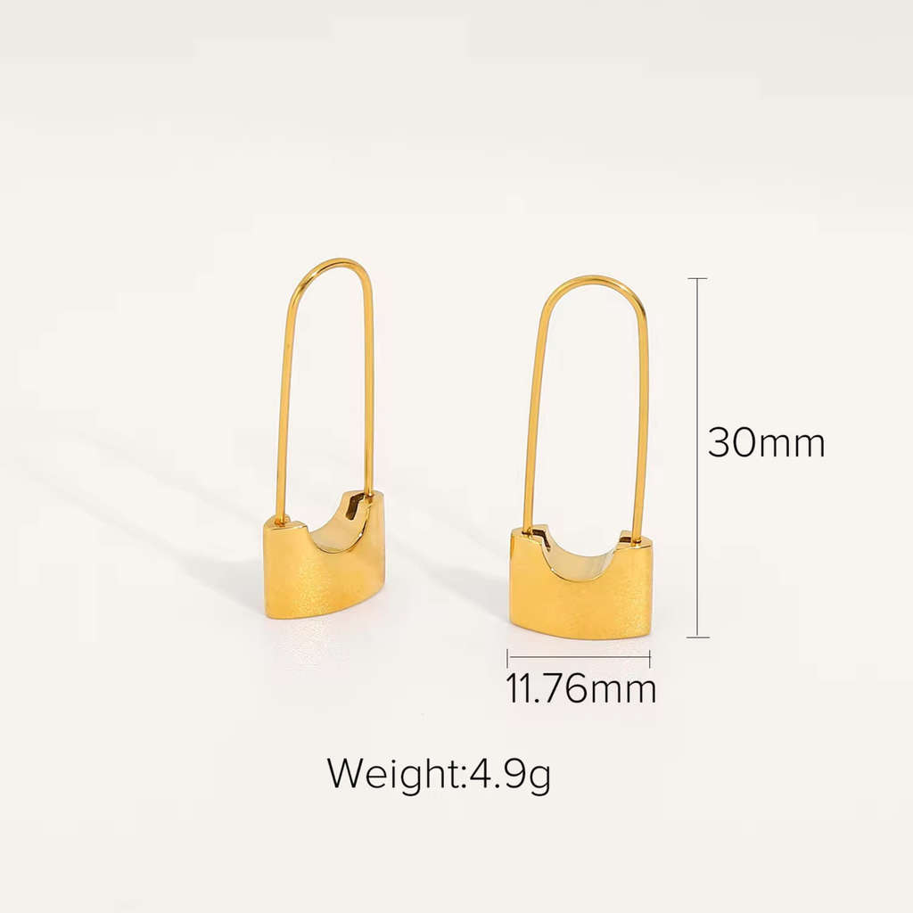 Safety Pin Earrings