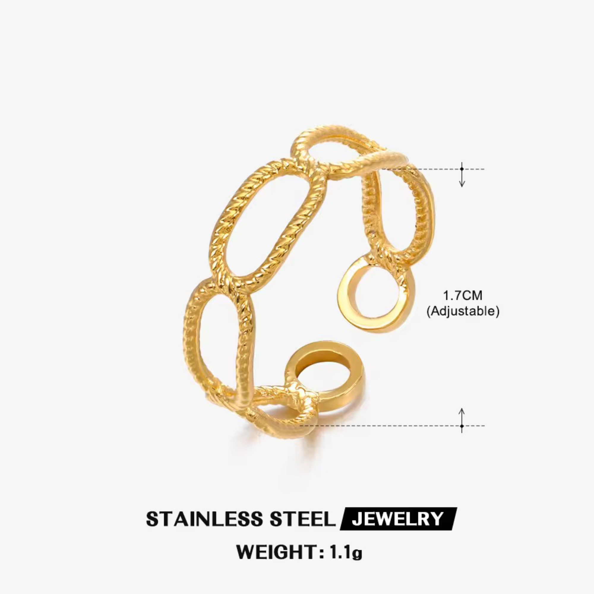 Bold Link Statement Ring