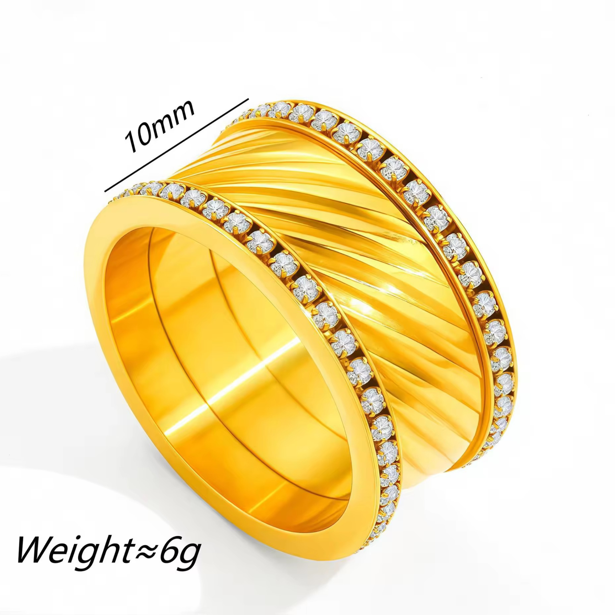 Luna Twist Ring