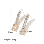 Eleanor Crystal Earrings  on