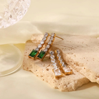 Eleanor Crystal Earrings  on