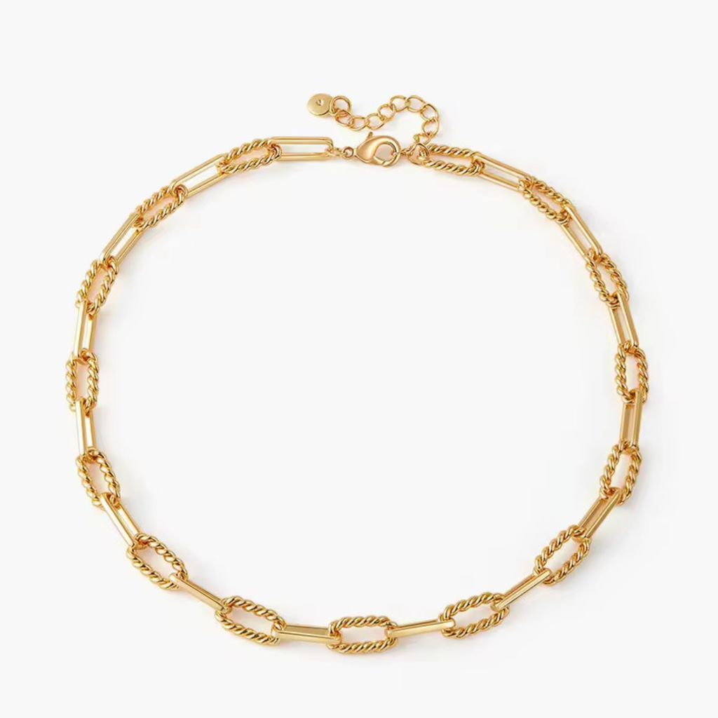 Polly Twisted Link-chain Necklace