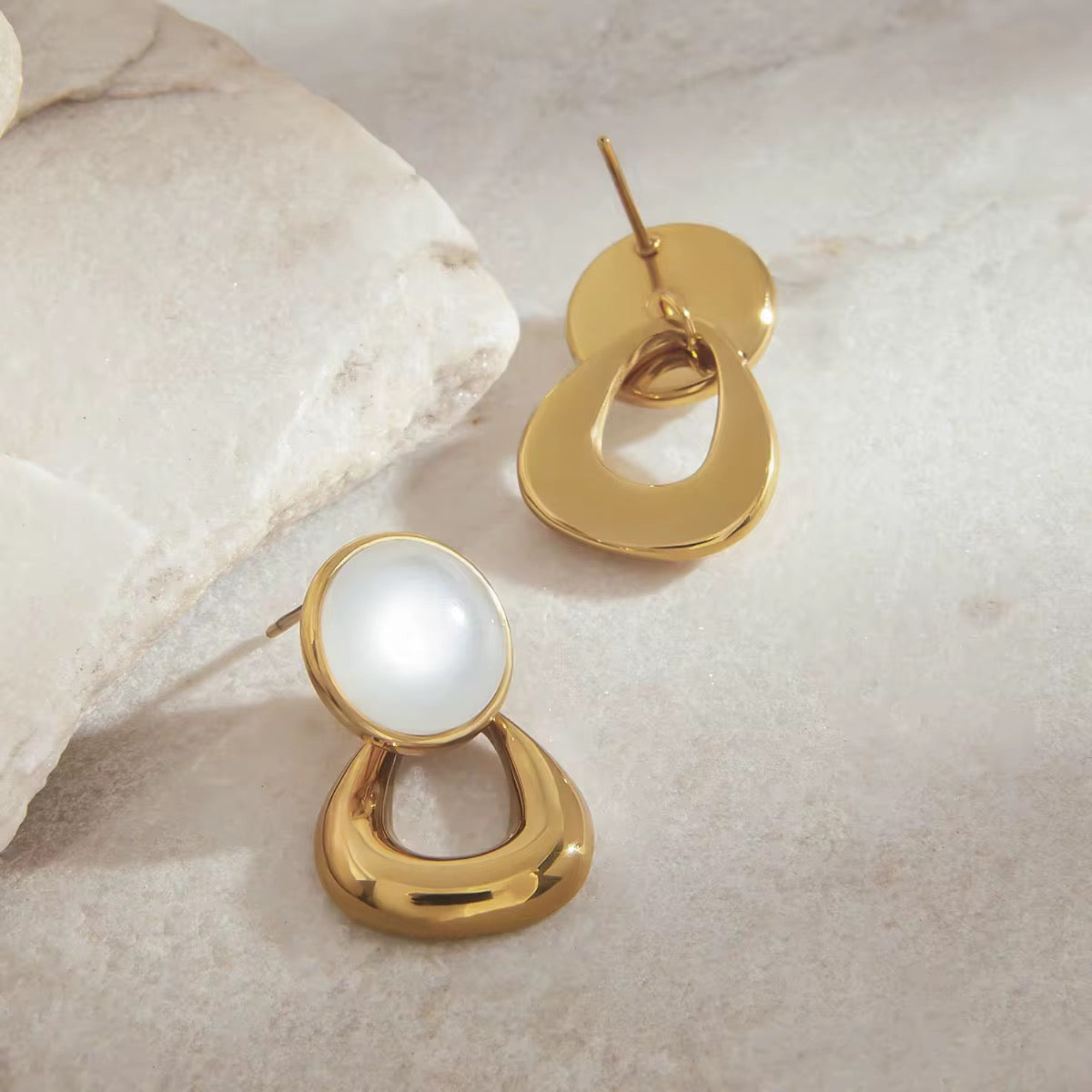 Moonlit Loop Earrings