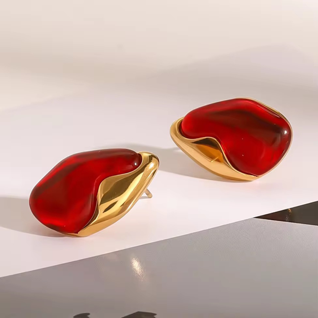 Scarlet Blaze Earrings