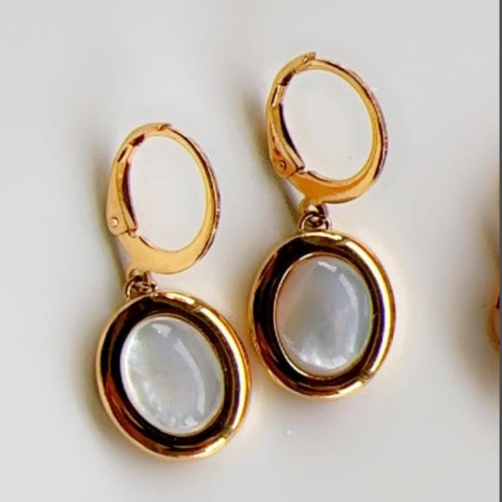 Elia Zircon Drop Hoops