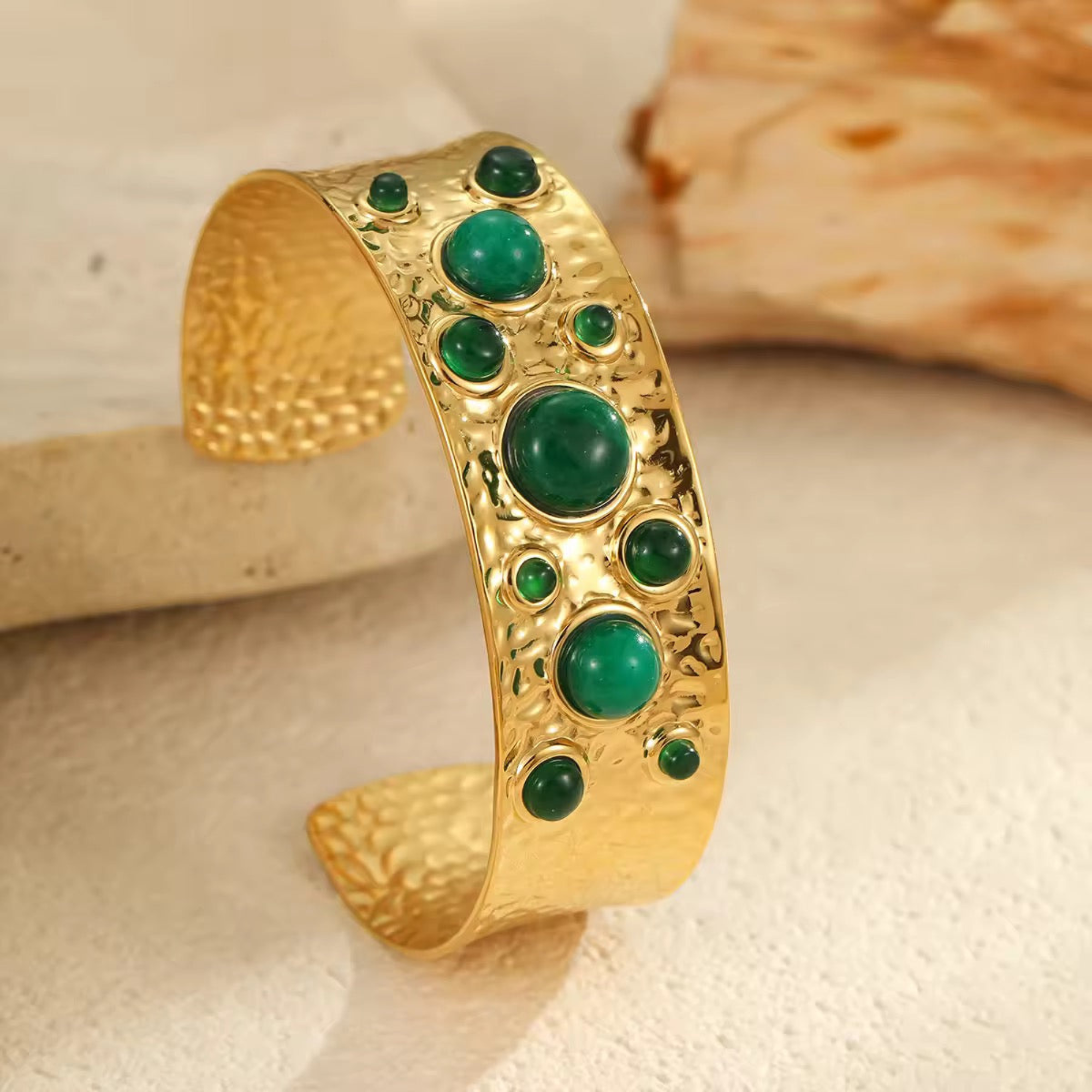 Textured Gold Cuff