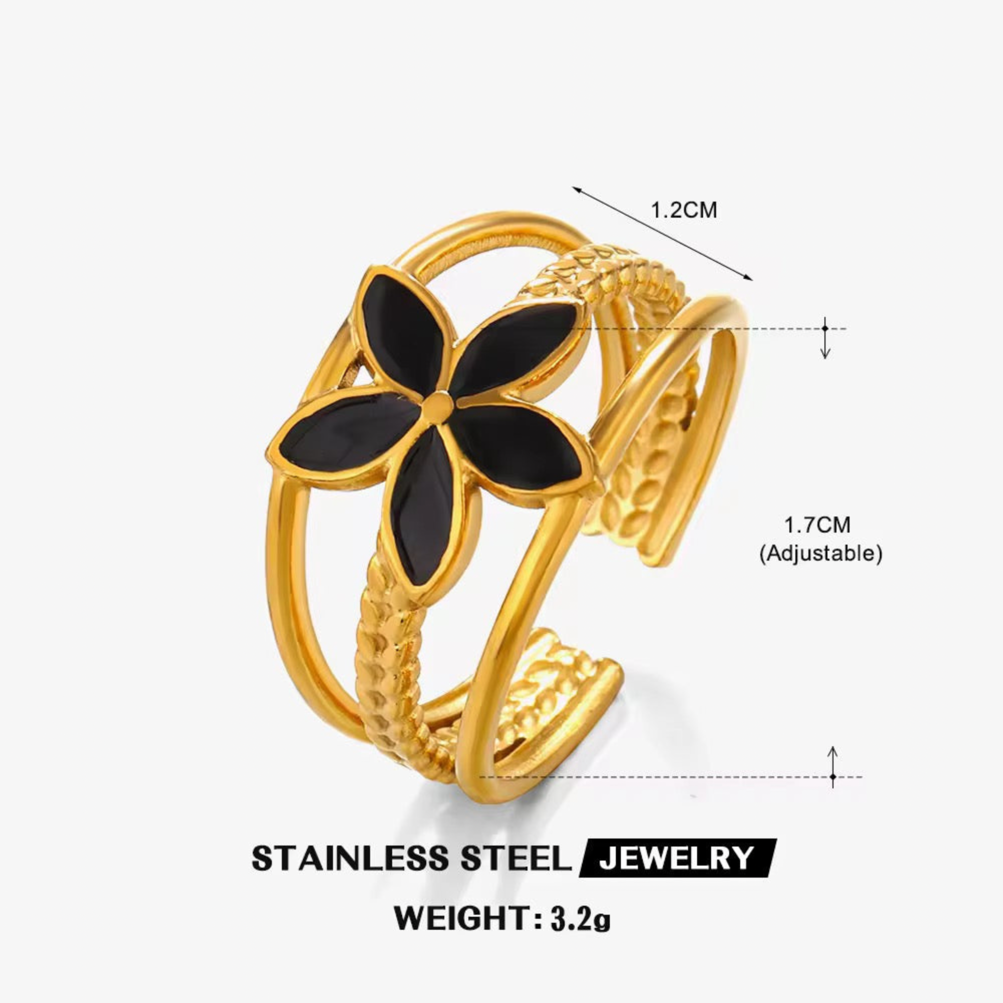 Fleur Band Ring