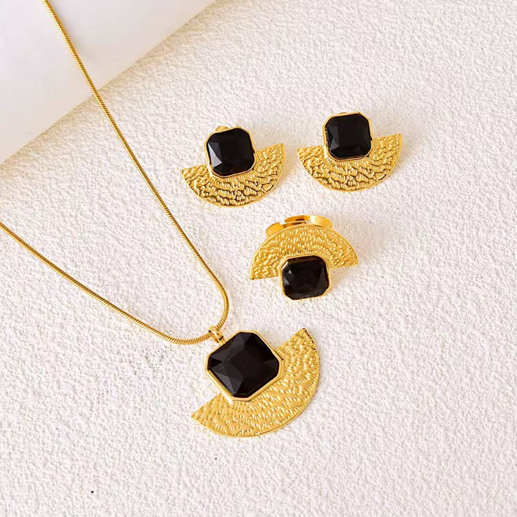 Solara Set ( Necklace + Earrings + Ring )