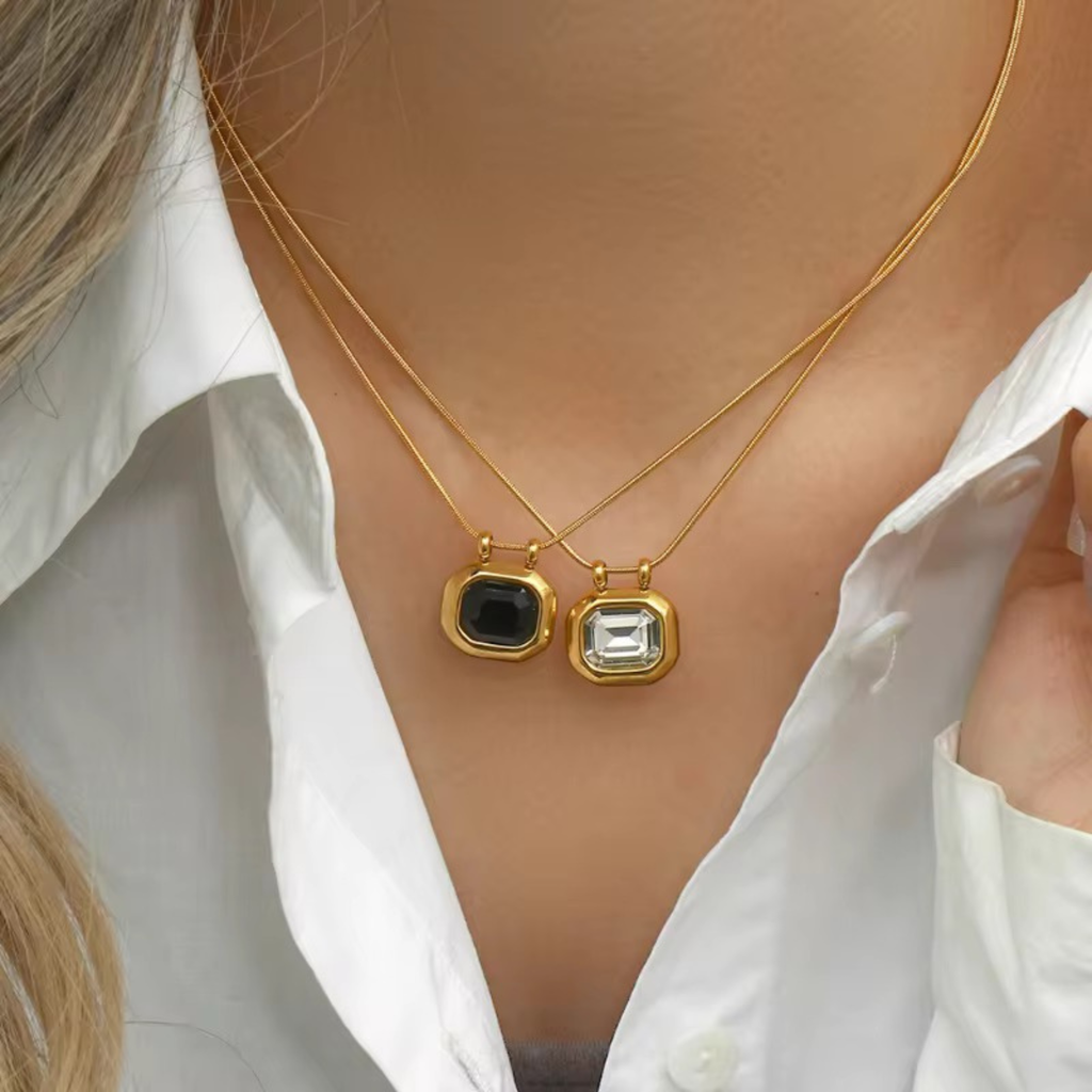 Square Signet Necklace