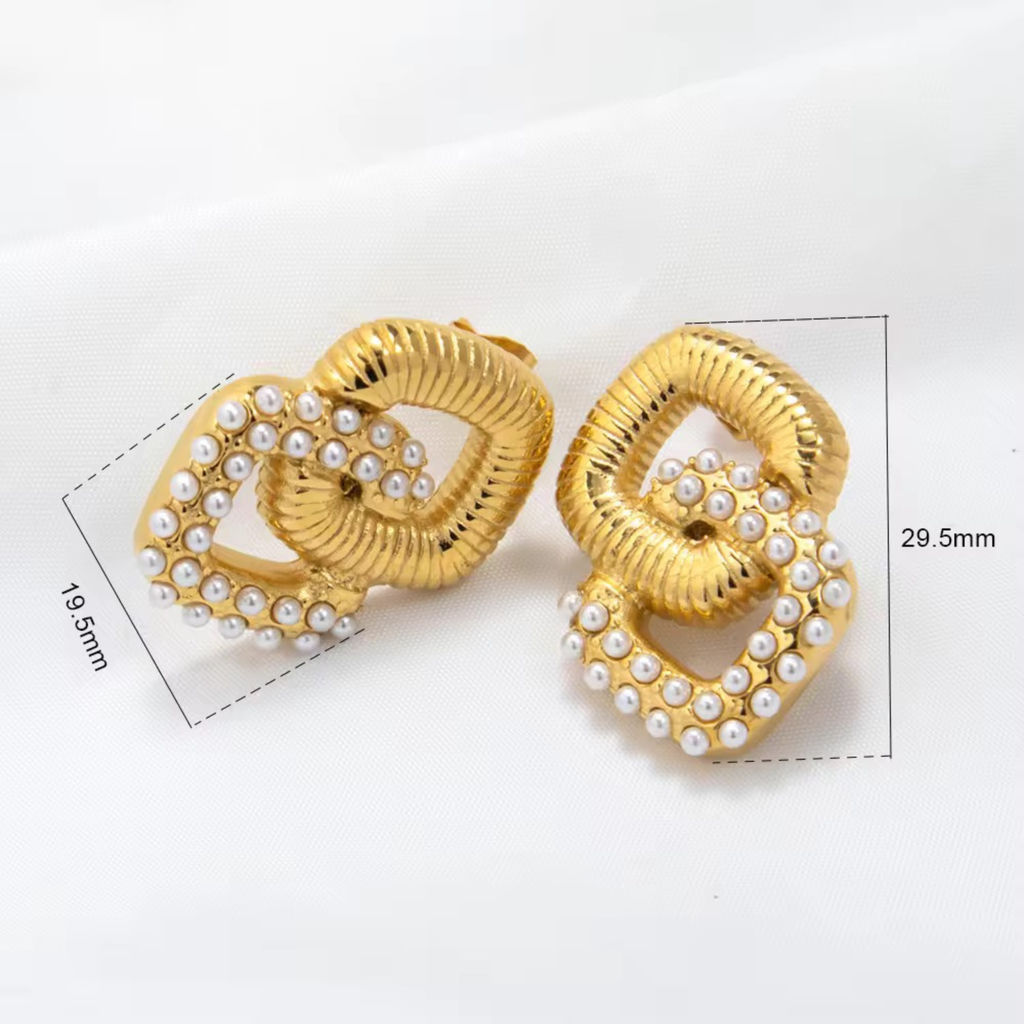 Pearl Knot Earrings