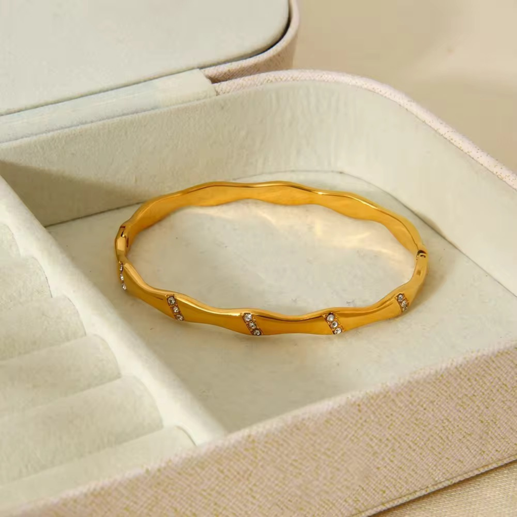 Waves Of Gold Bracelet