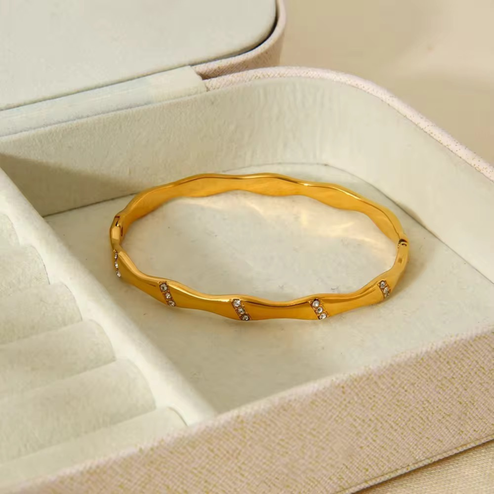 Waves Of Gold Bracelet