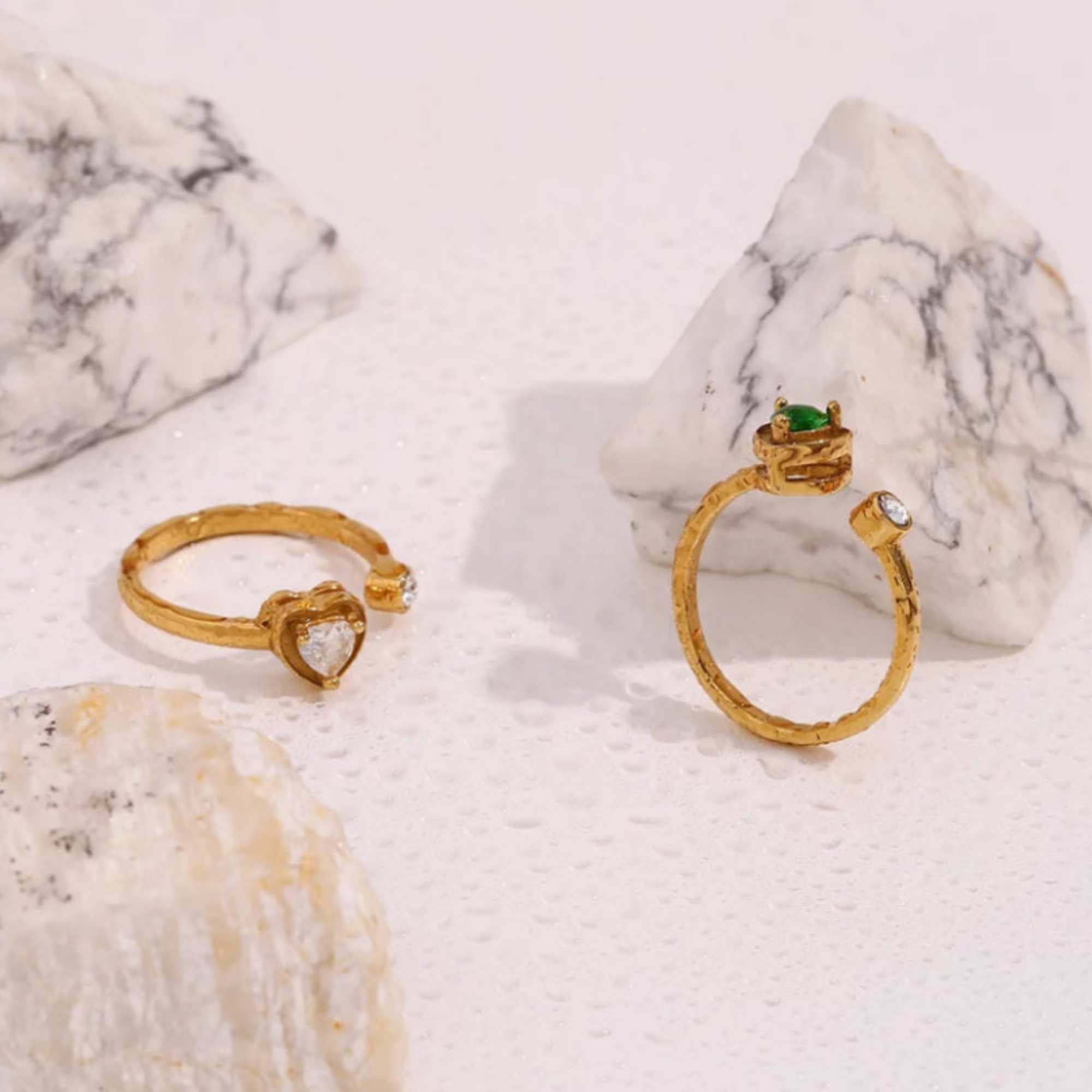 Tessa Heart Ring￼