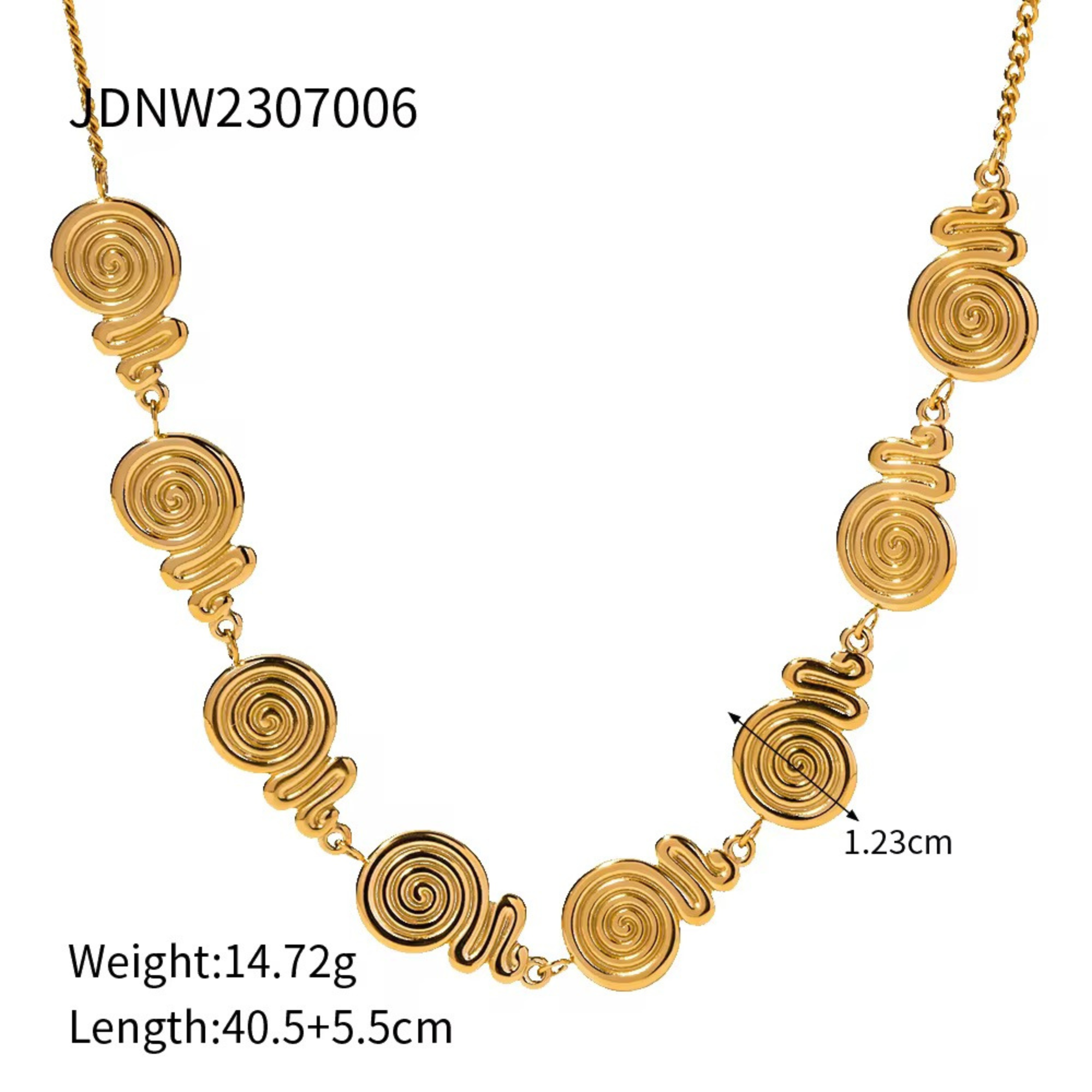 Infinity Twirl Necklace