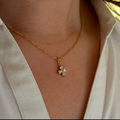 Four Petal Flower Necklace