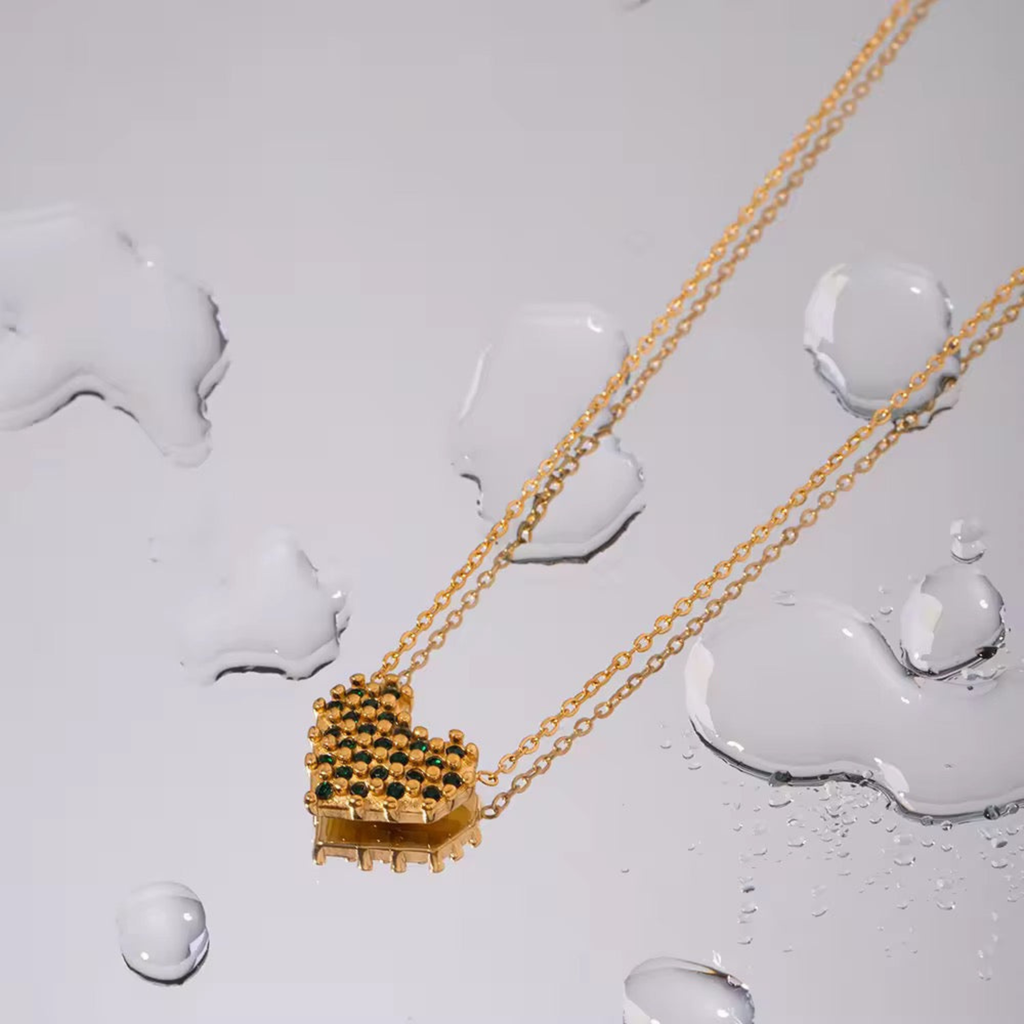 Sparkling Heart Necklace