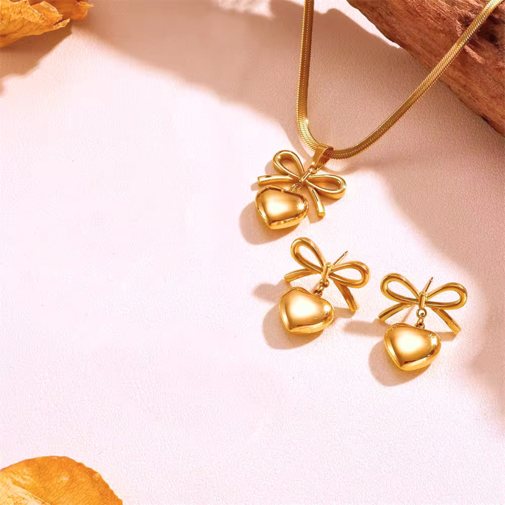Bow Heart Set