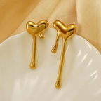 Rhythm Heart Studs