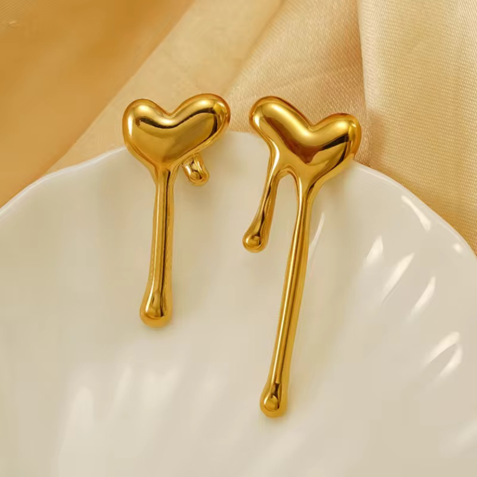 Rhythm Heart Studs