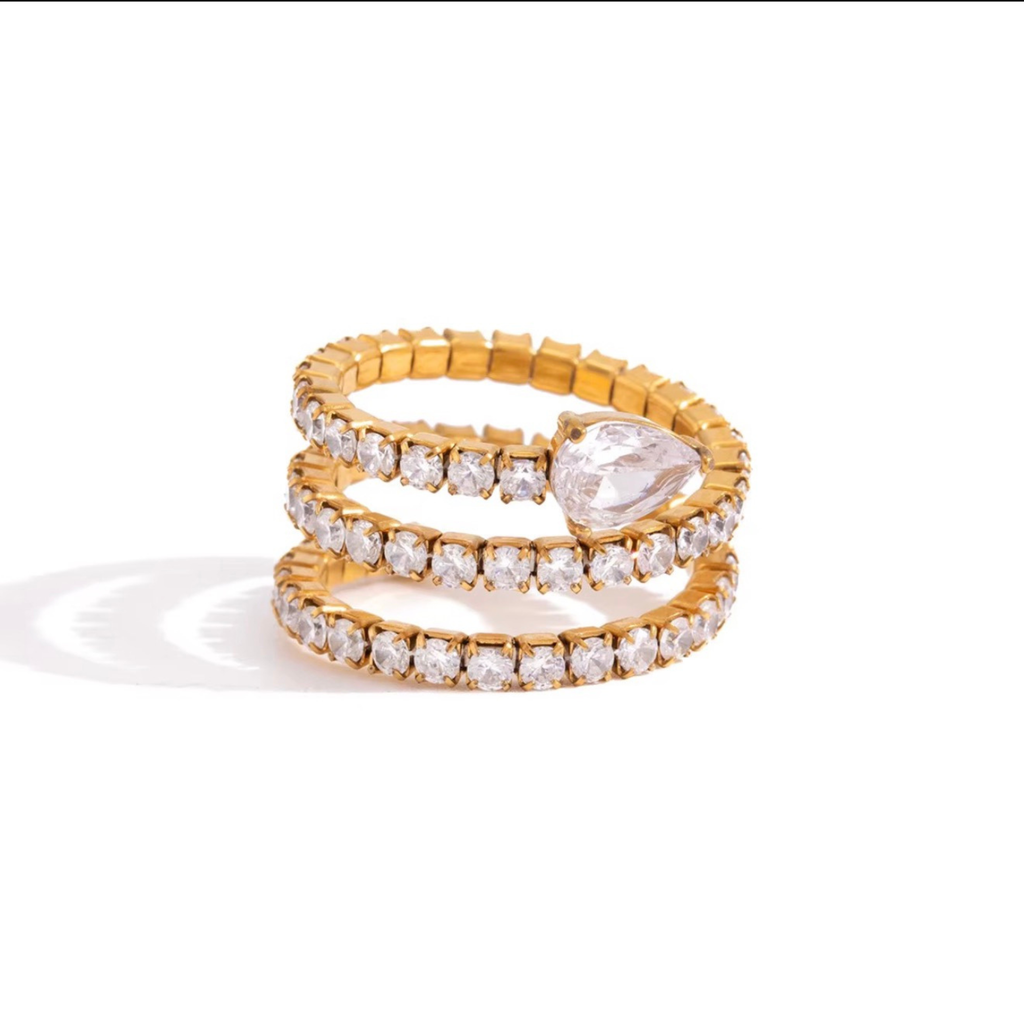 Aria Spiral Ring