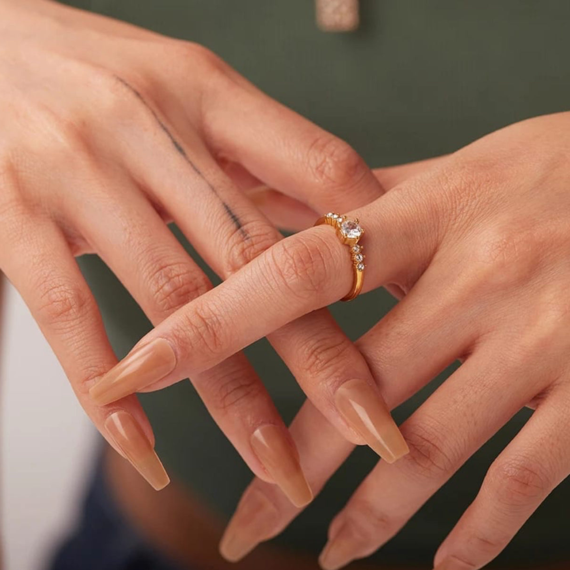 Mary Adjustable Zirconia Ring