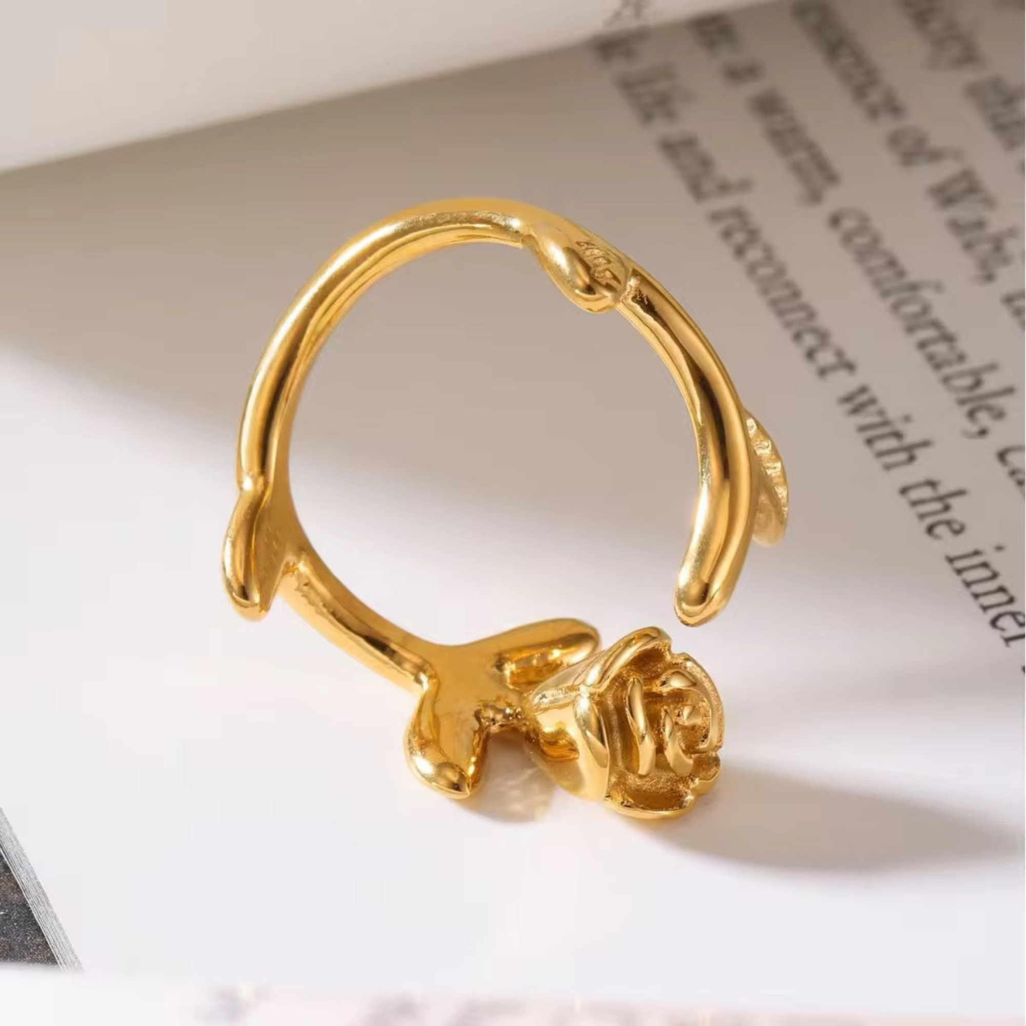 Rosa Open Ended Ring