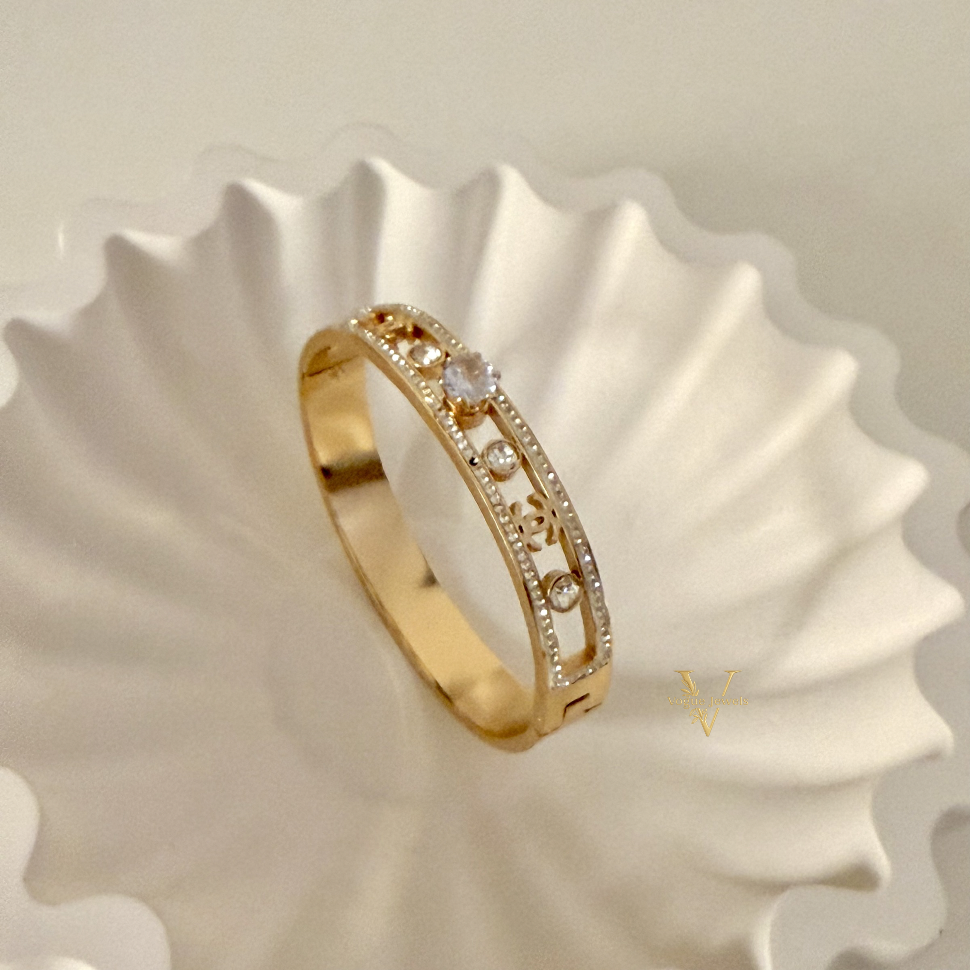 Crystal Empress Bangle ( Small Size-2.4”)
