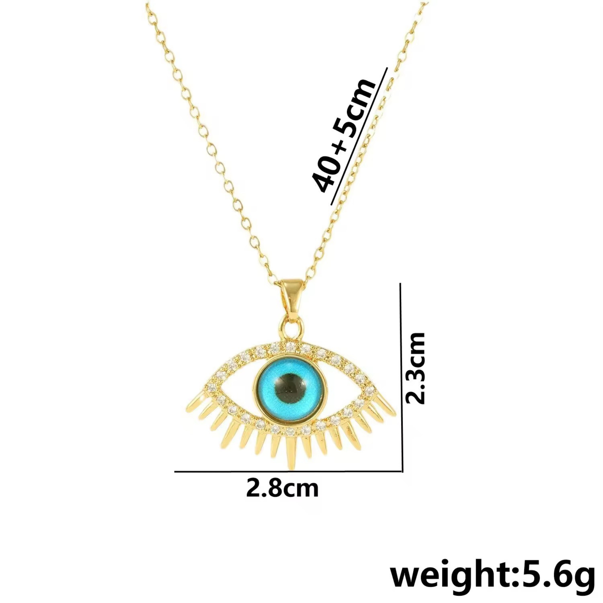 Radiant Evil Eye Necklace